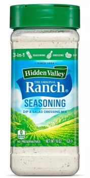 HIDDEN VALLEY The Original Ranch Seasoning Dip & Salad Dressing Mix 453 gr